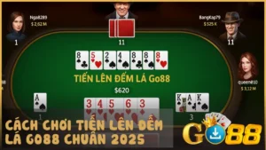 Tiến Lên Đếm Lá tại Go88 là sân chơi lý tưởng để rèn luyện bản lĩnh và chiến thuật thực chiến