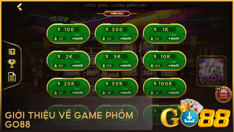 Phỏm Go88 giữ trọn tinh thần truyền thống và nâng cấp với trải nghiệm hiện đại dễ chơi