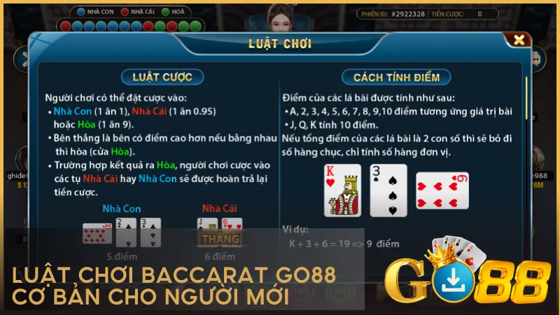 Luật chơi rõ ràng dễ tiếp cận với người mới giúp bạn bắt đầu đặt cược và hiểu bài chỉ sau vài ván đầu tiên