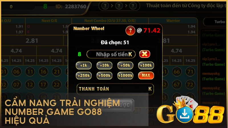 Cẩm nang trải nghiệm Number Game GO88 hiệu quả