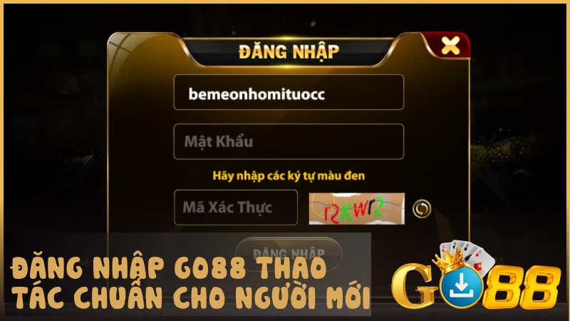 đăng nhập GO88