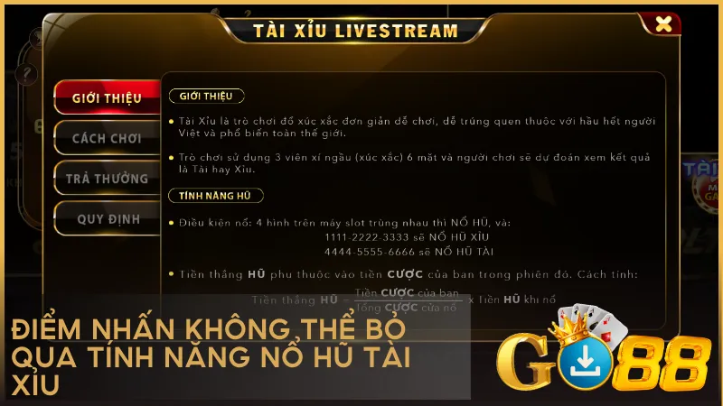 Tính năng nổ hũ ngẫu nhiên giúp bạn có cơ hội nhận thưởng lớn bất ngờ mỗi phiên chơi