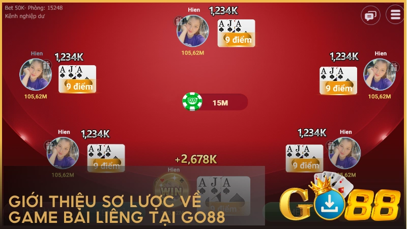 Giới thiệu sơ lược về game bài Liêng GO88