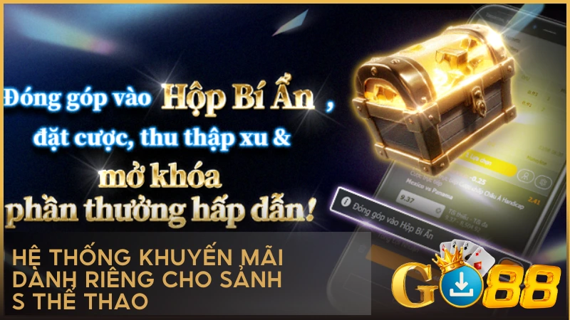 Hệ thống khuyến mãi dành riêng cho sảnh S Thể Thao