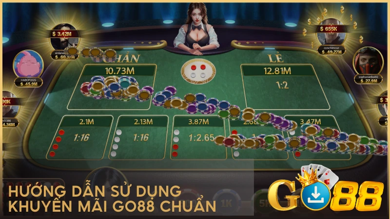 Hướng dẫn sử dụng khuyến mãi GO88 chuẩn