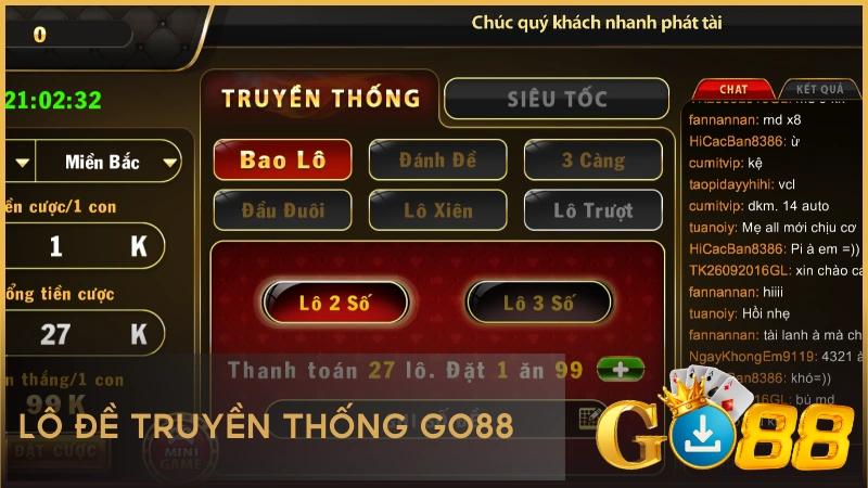 Lô đề truyền thống GO88
