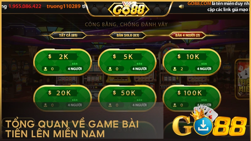 Tổng quan về game bài thịnh hành Tiến Lên Miền Nam