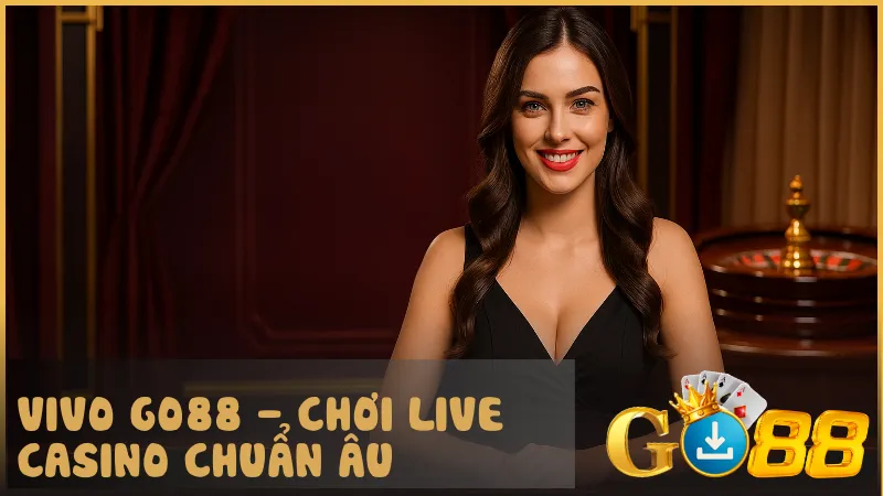 VIVO GO88 là điểm đến lý tưởng cho người chơi yêu thích live casino chuẩn Âu và trải nghiệm chuyên nghiệp
